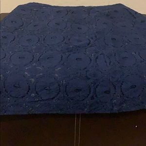 Beautiful deep navy blue skirt.